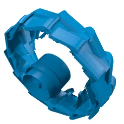 Wheel Hard Plastic Large (54mm D. x 30mm)