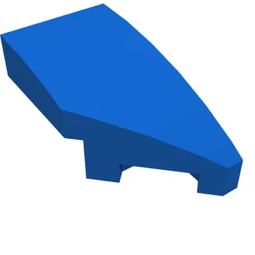 Brick Wedged, Curved 2 x 1 with Stud Notch Right