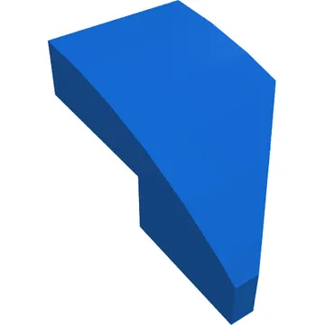 Brick Wedged, Curved 2 x 1 with Stud Notch Left