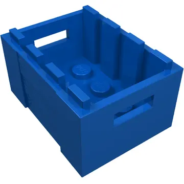 Box / Crate with Handholds 3 x 4 x 1 2/3