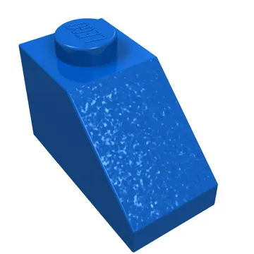Brick Sloped 45° 2 x 1 with Bottom Pin