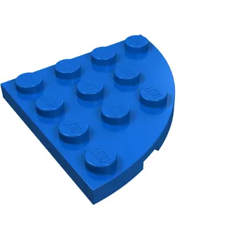Plate Round Corner 4 x 4