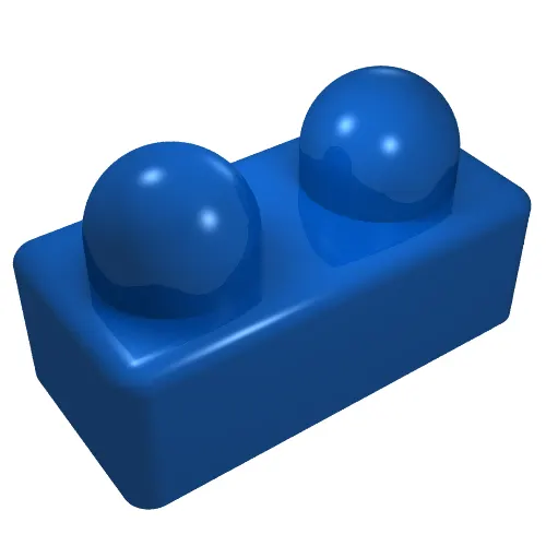 Primo Brick 1 x 2