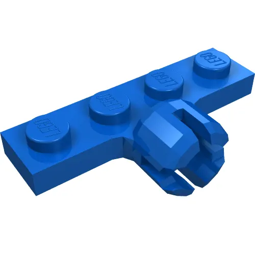 Plate Special 1 x 4 with Towball Socket, Long, 4 Slots