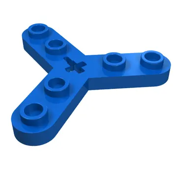 Technic Plate Rotor 3 Blade with Smooth Ends and 6 Studs (Propeller)