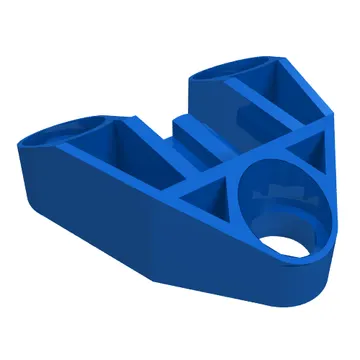 Technic Connector Block 3 x 3 Triangular with Axle, and Pin Hole