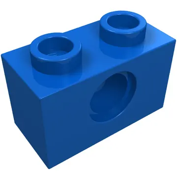 Technic Brick 1 x 2 [1 Pin Hole]