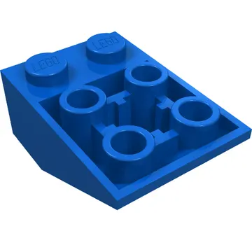 Brick Sloped Inverted 33° 3 x 2, Connections between Studs, Ovoid Bottom Pin