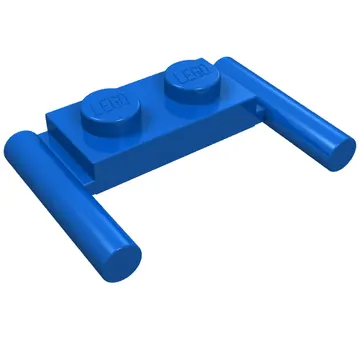 Plate Special 1 x 2 with Handles [Flat Ends / Low Attachment]