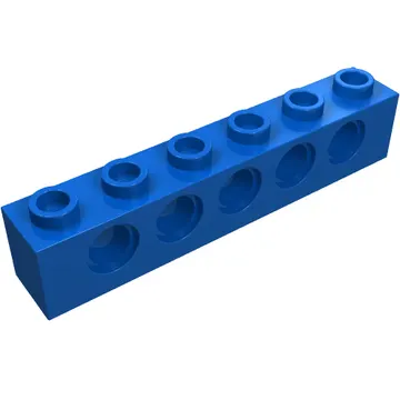 Technic Brick 1 x 6 [5 Pin Holes]