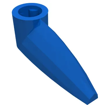 Technic Tooth 1 x 3 with Axle Hole [Rounded Underside]