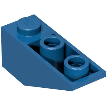 Brick Sloped Inverted 33° 3 x 1 with Internal Stopper and No Front Stud Connection