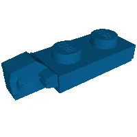 Hinge Plate 1 x 2 Locking with 1 Finger On End, with Groove