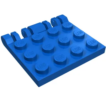 Hinge Plate 3 x 4 Locking Dual 2 Finger, 9 Teeth