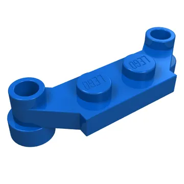 Plate Special 1 x 4 Offset with Bar Holes