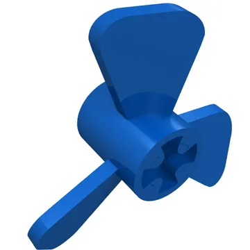 Propeller 3 Blade 3 Diameter with Axle Cross