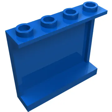 Panel 1 x 4 x 3 [Side Supports / Hollow Studs]