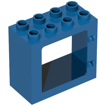 Duplo Door / Window Frame Flat Front Surface, Completely Open Back