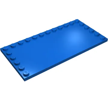 Plate Special 6 x 12 with Studs on 3 Edges