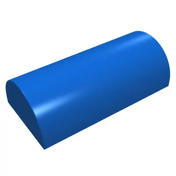 Brick Curved 2 x 4 Double, No Studs, without Groove