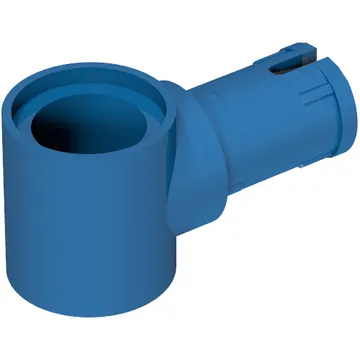 Technic Pin Connector Hub with 1 Pin with Friction Ridges Lengthwise [Centered Friction Ridge]