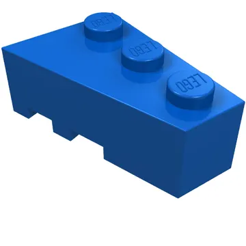 Brick Wedged, Angled 3 x 2 Right