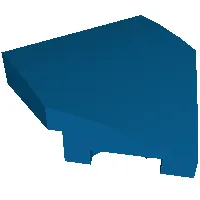 Brick Wedged, Curved 2 x 2 with Stud Notches