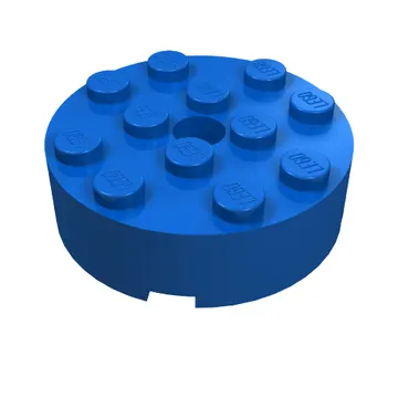 Brick Round 4 x 4 Centre Hole