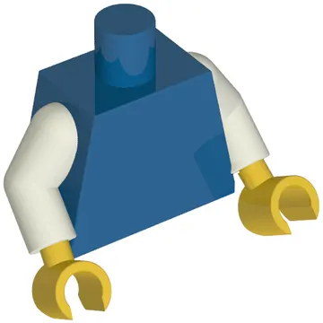 Torso, White Arms, Yellow Hands [Plain]