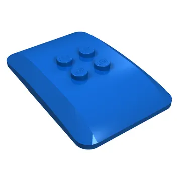 Brick Curved 6 x 4 x 2/3 Quad Curved with 2 x 2 Studs
