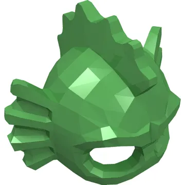 Mask, Swamp Creature with Eye Holes, Fins and Spikes