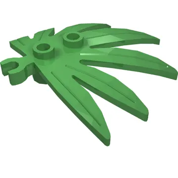 Plant, Leaves 6 x 5 Swordleaf with Clip [Thick Open O Clip]