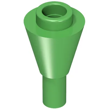 Cone 1 x 1 Inverted with Bar at Bottom (Ice Cream Cone)