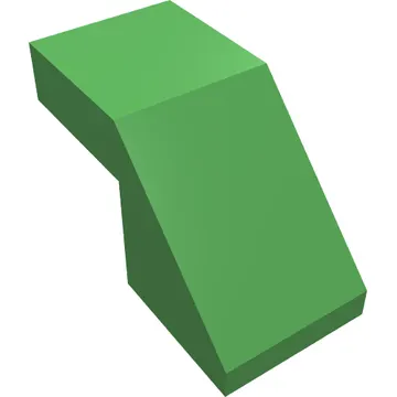 Brick Sloped 45° 2 x 1 with 2/3 Inverted Cutout and no stud