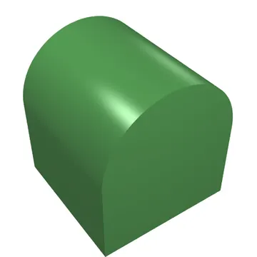 Duplo Brick 2 x 2 x 2 Curved Top