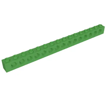 Technic Brick 1 x 16 [15 Pin Holes]