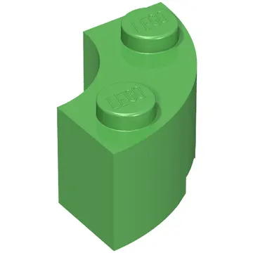 Brick Round Corner 2 x 2 Macaroni with Stud Notch and Reinforced Underside [New Style]