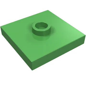 Plate Special 2 x 2 with Groove and Center Stud (Jumper)