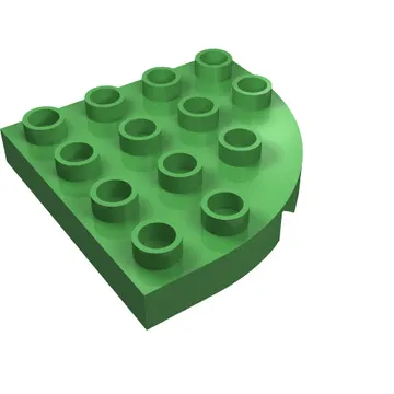 Duplo Plate Round Corner 4 x 4