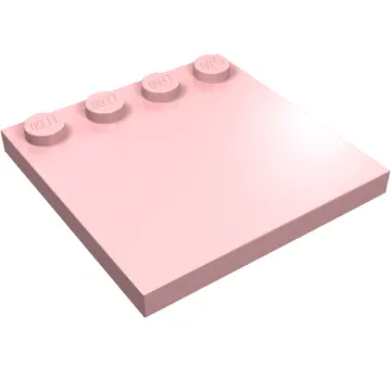 Plate Special 4 x 4 with Studs on One Edge [Plain]