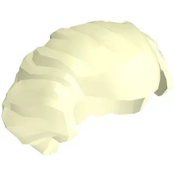 Hair Swept Back with Widow's Peak Chin-Length and Bushy in Back