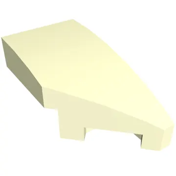 Brick Wedged, Curved 2 x 1 with Stud Notch Right