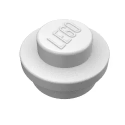 Plate Round 1 x 1 with Solid Stud