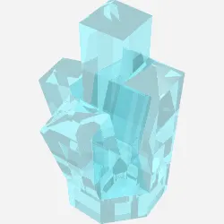 Rock 1 x 1 Crystal 5 Point
