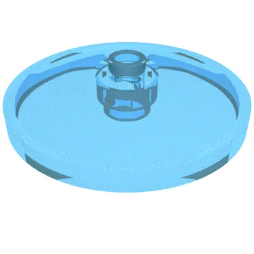 Dish 4 x 4 Inverted with Open Stud [Radar]