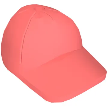 Hat / Cap Short Curved Bill with Seams and Hole on Top