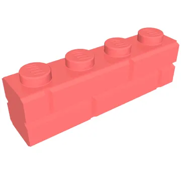 Brick Special 1 x 4 with Masonry Brick Profile