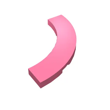 Tile 4 x 4 Curved, Macaroni