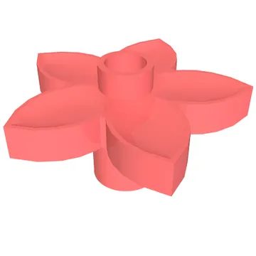 Duplo Plant, Flower with 1 Top Stud