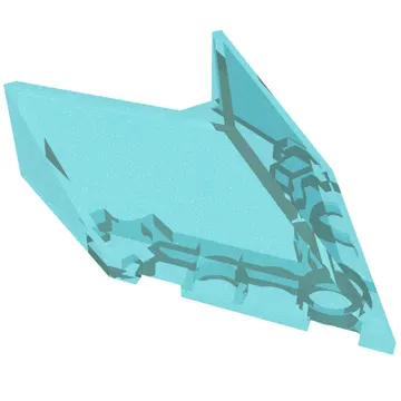 Windscreen 6 x 4 x 1 1/3 Pointed